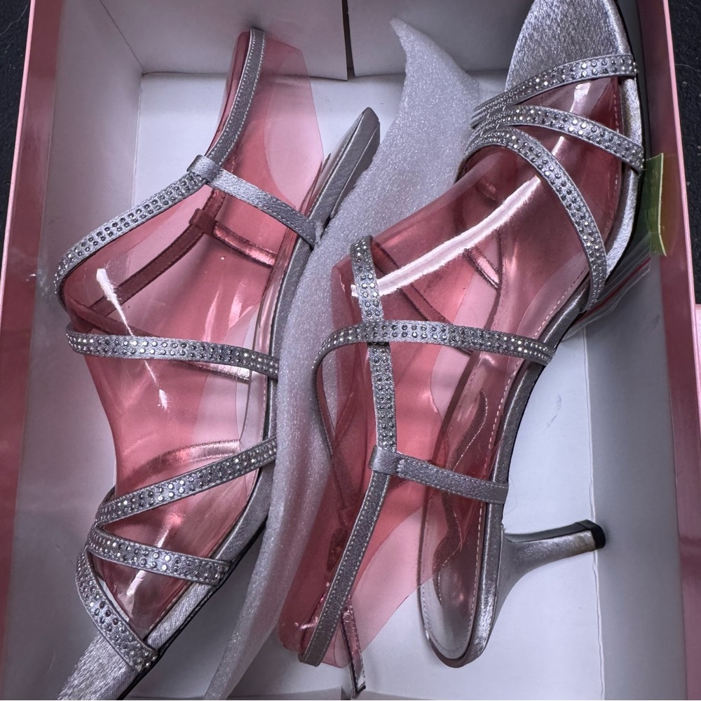Nina Royal Silver Heels